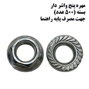 مهره 5 واشردار (500 عدد ) چین