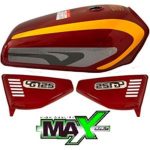 باک و قاب بغل زرشکی کاستوم مکث MAX